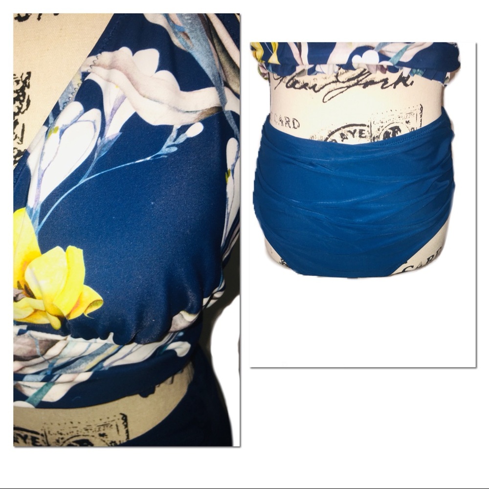 •LAST 1•NWT CupShe Floral High Waist Bikini• - Picture 6 of 8